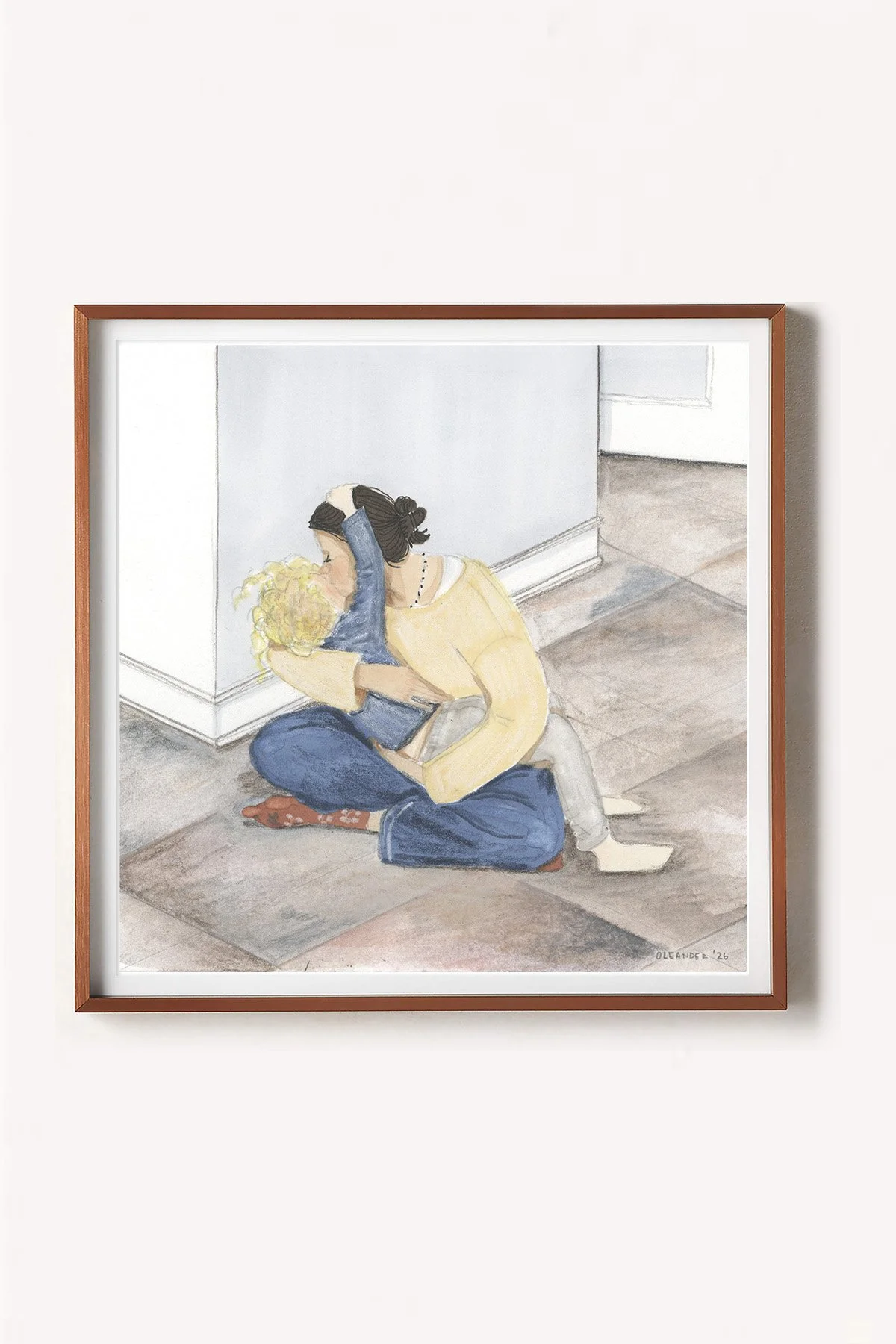 Dog People art print and original by Amanda Oleander. — AMANDA